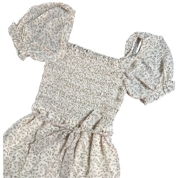 She + Sky Cream Floral jumpsuit - Picture 3 of 6